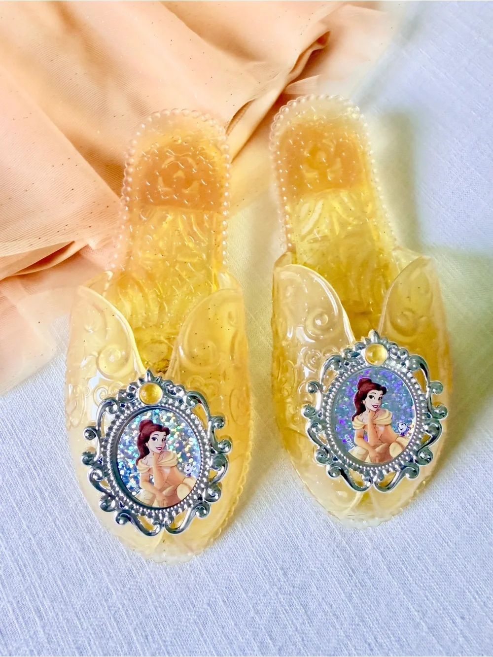 Belle Disney Princess dress up and crown accessories 5T set